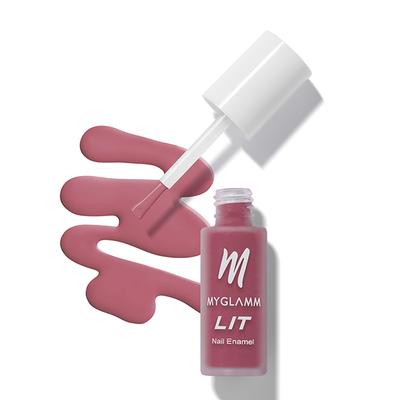 Myglamm Lit Matte Nail Enamel - Flex 7 ML - Nail Polish