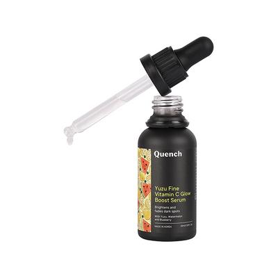 Quench Botanics Vitamin C Glow Boost Serum with Yuzu Extracts Brightens & Fades Dark Spots 30 ml - Face Gels