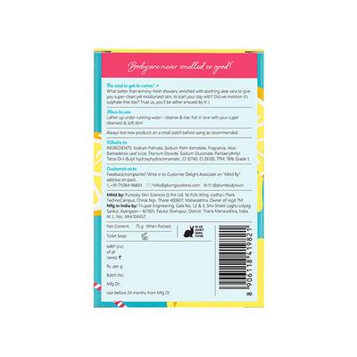 Plum Bodylovin' Lemme Lemon Bathing Soap All Skin Types Lemon Fragrance 75 gm - Soaps