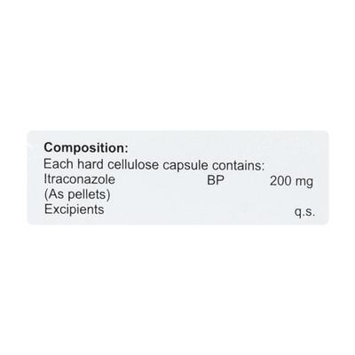 ITROMED 200 Capsule 10's - Fungal Infections-Anf