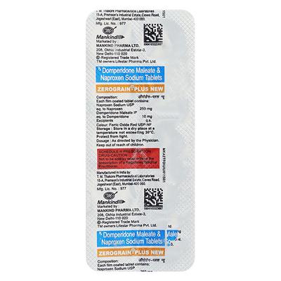 ZEROGRAIN PLUS NEW Tablet 10's - Pain relief-Nsa