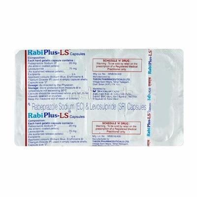 Rabiplus LS Capsule 10'S - Ulcerative Colitis/Bowel Inflammatory Disease-Ant