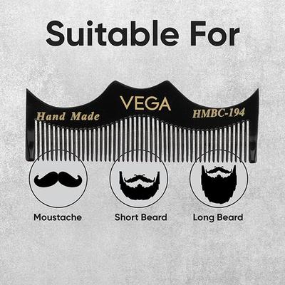 Vega Moustache Comb (HMBC - 194) 1's - Hair Combs