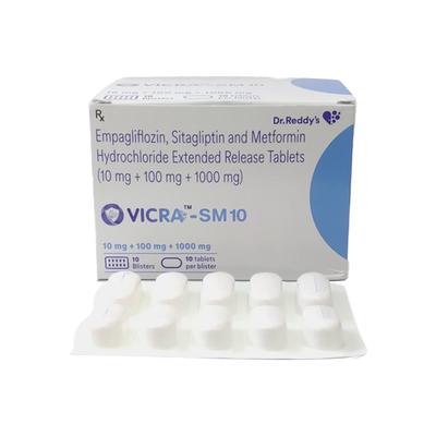 VICRA SM 10 Tablet 10's - Diabetes-Ant