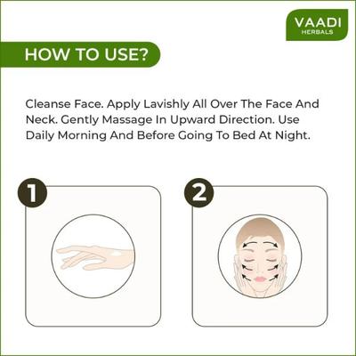 Vaadi Herbals Anti-Ageing Cream - Almond, Wheatgerm Oil & Rose 30 gm - Face Creams