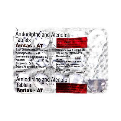 Amtas AT 50mg Tablet 15'S - Hypertension-Cal