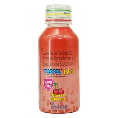 TUSPEL LS 1 SUGAR FREE CHERRY FLAVOUR Expectorant 100ml - Cough And Cold-Cou