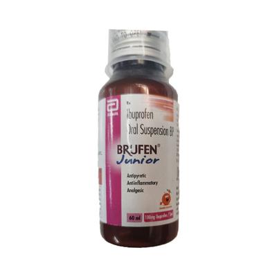 Brufen Junior Oral Suspension Orange Flavour 60ml - Pain relief-Nsa