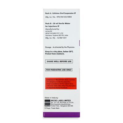 Gramocef O 100mg Dry Syrup 30ml - Bacterial Infections-Cep