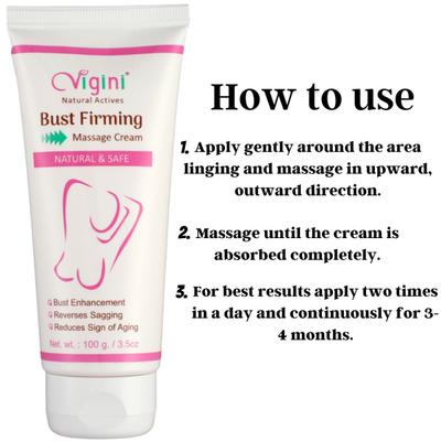 Vigini Bust Firming Massage Cream 100 ml - Breast Care Creams