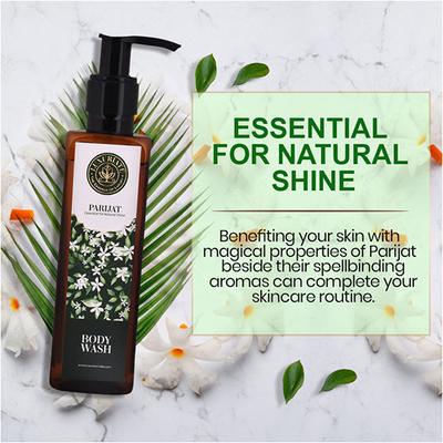 Luxuriate Parijat Natural Shine Body Wash 200 ml - Shower Gels & Body Wash