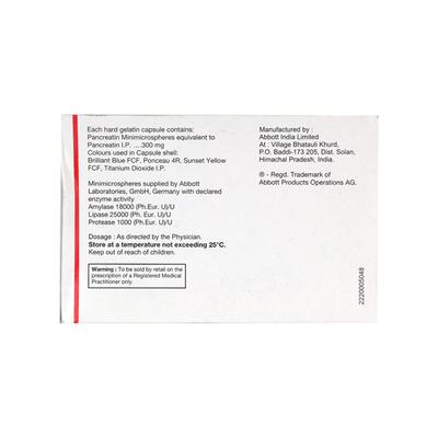 Creon 25000 Capsule 10'S - Digestion-Dig