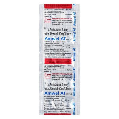 Amwel AT Tablet 10'S - Hypertension-Cal