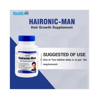 Healthvit Haironic Hair Management Formula for Man - Tablets 60's - Hair & Skin