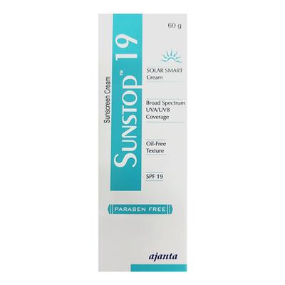 SUNSTOP 19 UVA + UVB PARABEN FREE SUNSCREEN Cream 60g - Sun Protectors-Emo