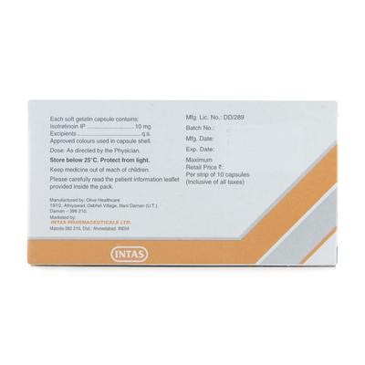 Tretiva 10mg Capsule 10'S - Acne-Acn