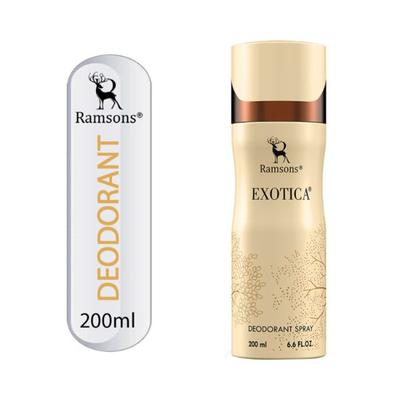 RAMSONS Exotica 1 Eau De Parfum 100ml, 1 Deodorant Spray 200ml & 1 Talcum Powder 100gm 3's - Perfumes (Edt/Edp)