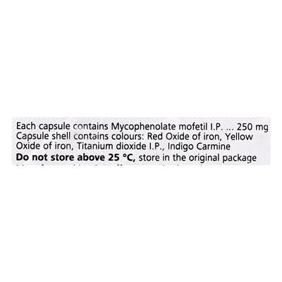 Cellcept 250mg Capsule 10'S - Auto Immune Disease-Imm