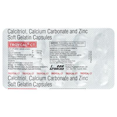 Troycal CT Capsule 10'S - Supplements-Cal