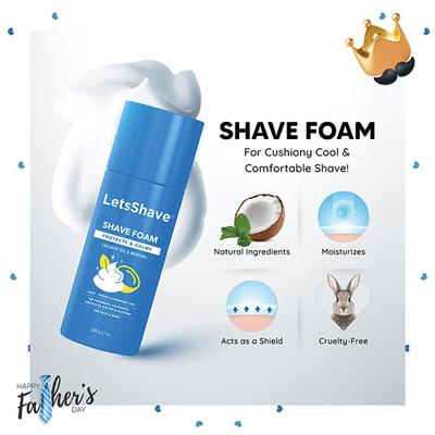 Letsshave Pro 6 Premium Gift Set 6 Blade Razor with Cartridges, Travel Cap, Shave Foam, After Shave Balm and Travel Bag Complete Shaving Kit for Men 1's - Razors & Cartridges