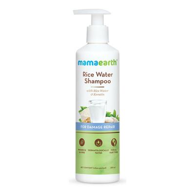 Mamaearth Rice Water Shampoo with Rice & Keratin For Damage Repair 250ml - Shampoos
