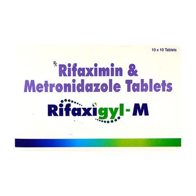 Rifaxigyl M Tablet 10'S - Bacterial Infections-OAB