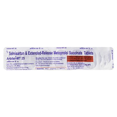 Arbitel MT 25mg Tablet 7'S - Hypertension-Ang