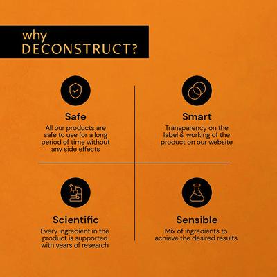 Deconstruct Vitamin C Serum For Face - 10% Vitamin C + 0.5 % Ferulic Acid 20 ml - Face Serum