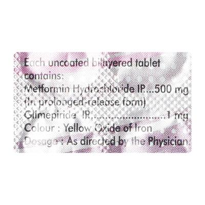 Diapride M1 Tablet 15'S - Diabetes-Ant