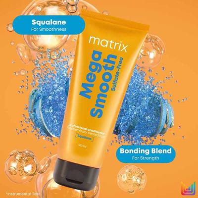 Matrix Mega Smooth Sulfate-Free Conditioner for Bond Repair Safe for Keratin 100 ml - Conditioners