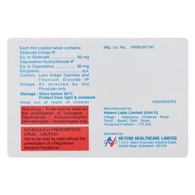 DA Sutra 30 X Tablet 4'S - Impotence/Erectile Dysfunction (Ed)