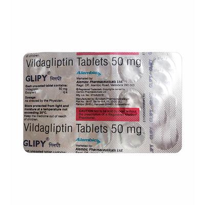 GLIPY 50mg Tablet 15's - Diabetes-Ant
