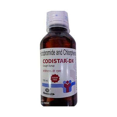CODISTAR DX SUGAR FREE Cough Syrup 100ml - Cough And Cold-Cou