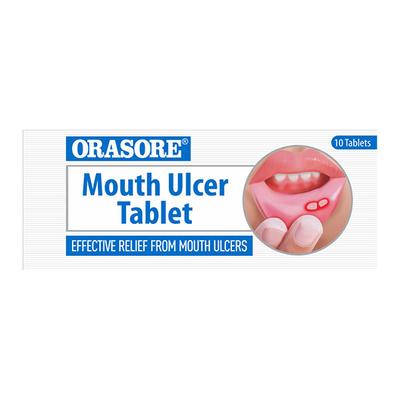 ORASORE MOUTH ULCER Tablet 10's - Oral Care - P-Mou