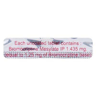 Sicriptin 1.25mg Tablet 10'S - Parkinsonism-Apd