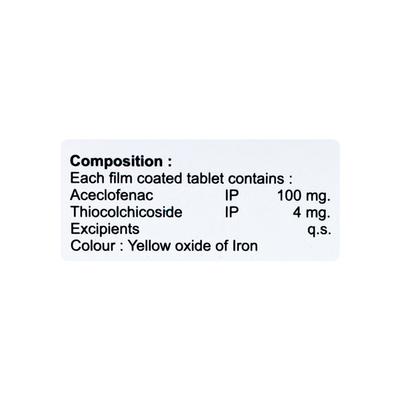 Thioford Tablet 10's - Muscle Cramps/Spasticity-Mus