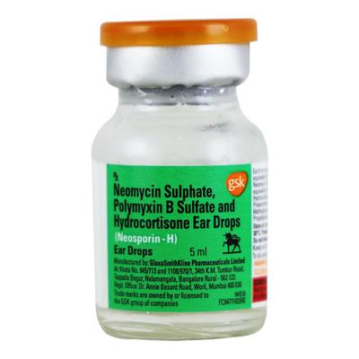Neosporin H Ear Drops 5ml - Ear Conditions-EAA