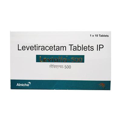 LEVIALFA 500mg Tablet 10's - Epilepsy/Convulsion-Ant