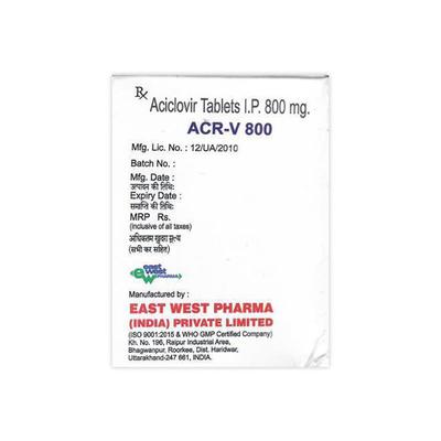 ACR V 800 Tablet 10's - Viral infections-Ant