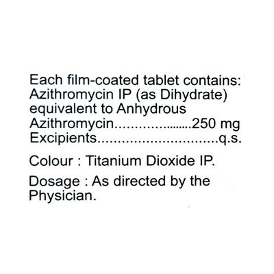 Pratham 250mg Tablet 6'S - Bacterial Infections-Mac