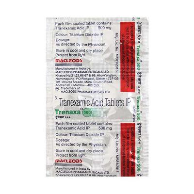 Trenaxa 500mg Tablet 6'S - Bleeding Disorders-Hae