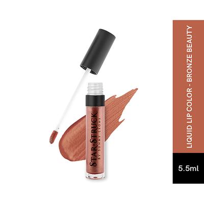 Star Struck by Sunny Leone Liquid Lip Color Bronze Beauty 5.5 ml - Liquid Lipsticks