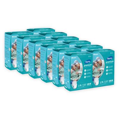 Dignity Premium Pull up Adult Diapers-Large/XL (Pack of 12) 120's - Adult Diapers & Pads