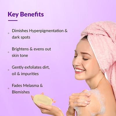 Fixderma Kojic Acid Soap, Epifager Soap, Fades Dark Spots, Brighten & Lighten the Skin (75 g) - Soaps