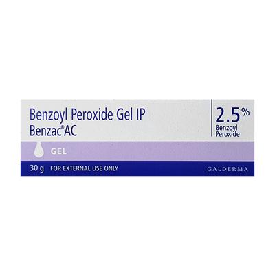 BENZAC AC 2.5% Gel 30gm - Itching/Rashes