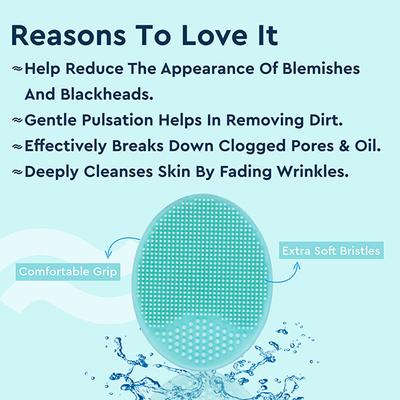 Gubb Silicone Face Cleaner Light Blue 50 gm - Massagers