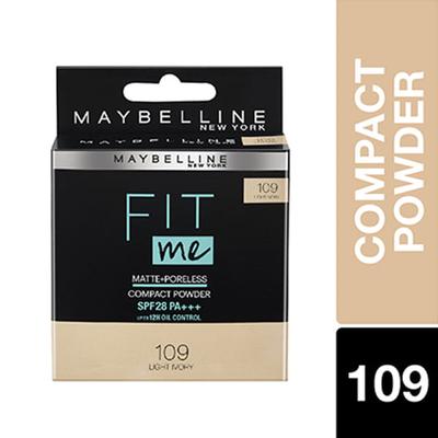 Maybelline New York Fit Me Compact ,Light Ivory 8 Gm - Compact Powder