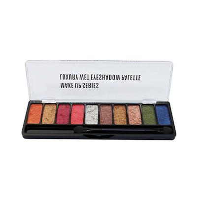 Matt Look 10 Colours Eyeshadow Makeup Series Luxury Wet Eyeshadow Palette, Multicolor - 02 8 gm - Eye Shadow Palettes