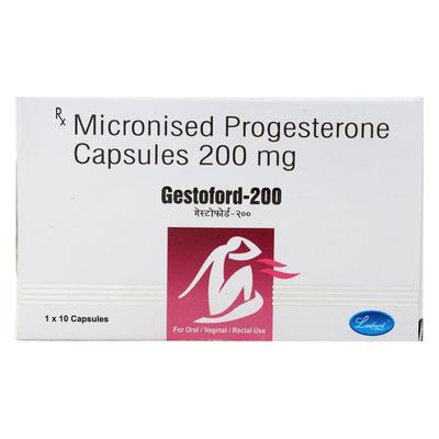 GESTOFORD 200 Capsule 10's - Hormonal Therapy-Oes