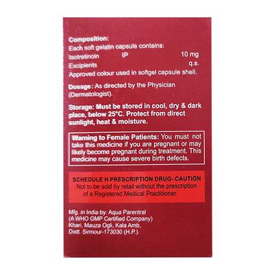 ACNETOIN I 10 Softgel Capsule 10's - Acne-Acn